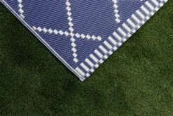 Leisurewize Piazza Outdoor Rug (Navy/Cream) - 150cm X 250cm Large GW371 8 Leisurewize Piazza Outdoor Rug (Navy/Cream) - 150cm X 250cm Large GW371 -Kamp Camping Shop gwrug2 image 4 of 5 1000x666 1