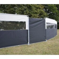 Kampa Dometic Pro Windbreak Door Panel WB0003 9120000358 -Kamp Camping Shop kampaprowindbreakjoined3and5panelclose compressor