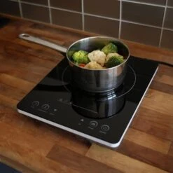 Leisurewize Induction Hob With Adjustable Wattage Setting LW613 -Kamp Camping Shop lw613 in use 5 edit 1000x1000