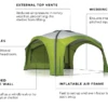 Zempire Aerobase 3 Inflatable Shelter Gazebo 350x350cm ZE-0160350-001 INC 1 WALL -Kamp Camping Shop s l1600 2 37