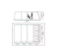 Coleman Weathermaster 6XL AIR 2023 2000035188 -Kamp Camping Shop weathermaster 6xl floor plan